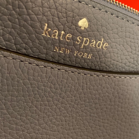 Kate Spade baby dusty blue pebbled leather Monica crossbody NWT - Picture 5 of 17